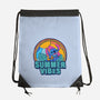 Alien Summer Vibes-None-Drawstring-Bag-spoilerinc