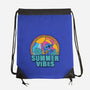 Alien Summer Vibes-None-Drawstring-Bag-spoilerinc