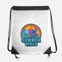 Alien Summer Vibes-None-Drawstring-Bag-spoilerinc