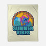 Alien Summer Vibes-None-Fleece-Blanket-spoilerinc