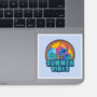 Alien Summer Vibes-None-Glossy-Sticker-spoilerinc