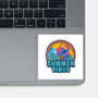 Alien Summer Vibes-None-Glossy-Sticker-spoilerinc