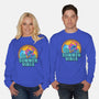 Alien Summer Vibes-Unisex-Crew Neck-Sweatshirt-spoilerinc