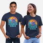Alien Summer Vibes-Unisex-Basic-Tee-spoilerinc