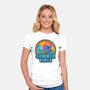 Alien Summer Vibes-Womens-Fitted-Tee-spoilerinc