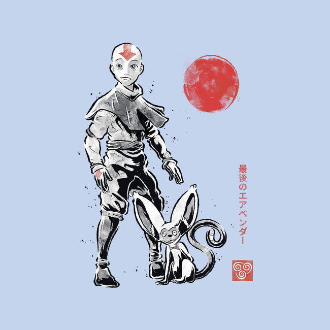 Air Bender Sumi-e-Mens-Basic-Tee-Astrobot Invention