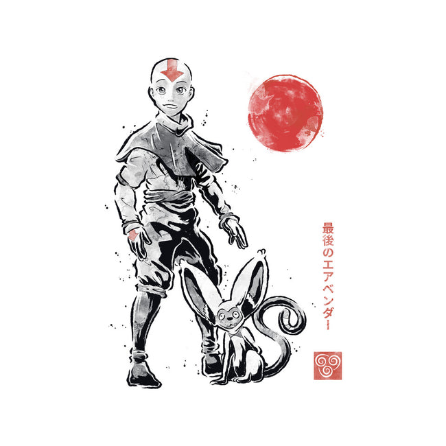Air Bender Sumi-e-None-Stretched-Canvas-Astrobot Invention
