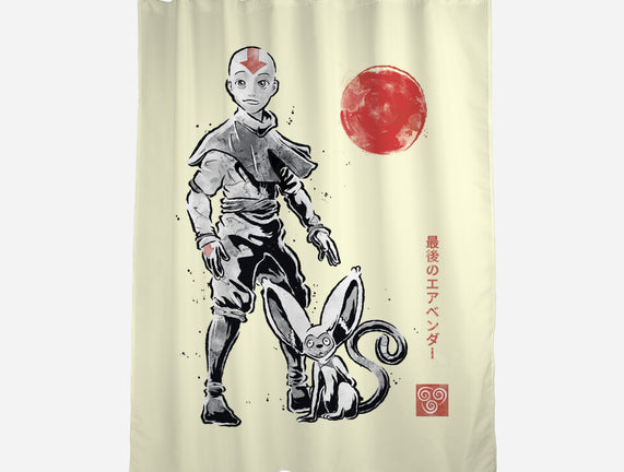 Air Bender Sumi-e