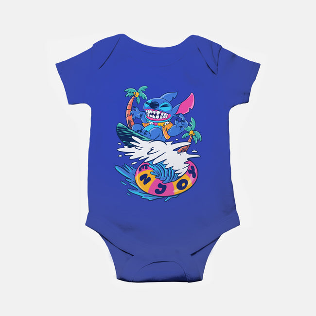 Enjoy Your Wave-Baby-Basic-Onesie-spoilerinc