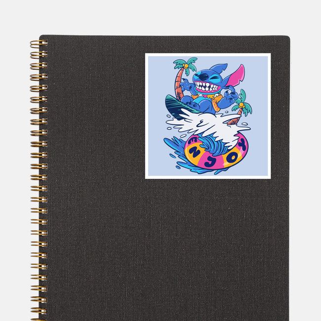 Enjoy Your Wave-None-Glossy-Sticker-spoilerinc