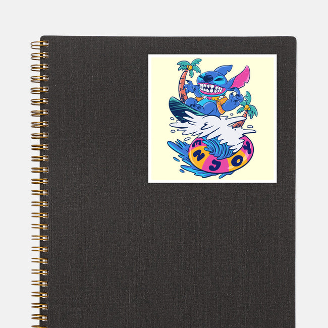 Enjoy Your Wave-None-Glossy-Sticker-spoilerinc