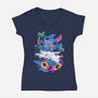 Enjoy Your Wave-Womens-V-Neck-Tee-spoilerinc