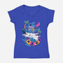 Enjoy Your Wave-Womens-V-Neck-Tee-spoilerinc