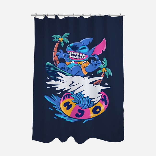 Enjoy Your Wave-None-Polyester-Shower Curtain-spoilerinc