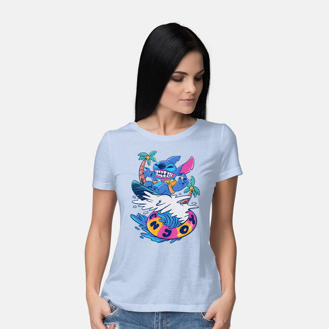 Enjoy Your Wave-Womens-Basic-Tee-spoilerinc