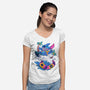 Enjoy Your Wave-Womens-V-Neck-Tee-spoilerinc