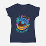 Relax For Coffee Time-Womens-V-Neck-Tee-spoilerinc