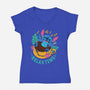 Relax For Coffee Time-Womens-V-Neck-Tee-spoilerinc
