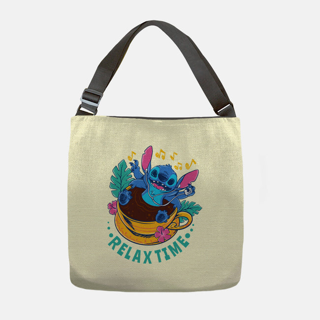 Relax For Coffee Time-None-Adjustable Tote-Bag-spoilerinc