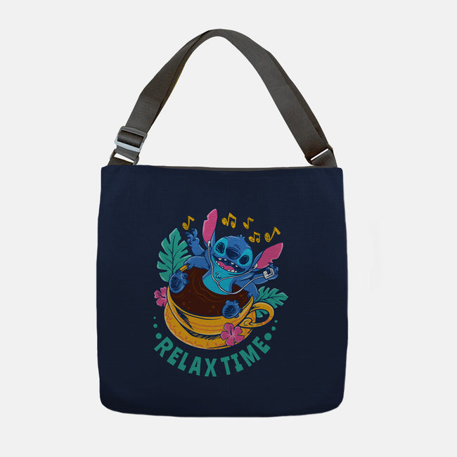 Relax For Coffee Time-None-Adjustable Tote-Bag-spoilerinc