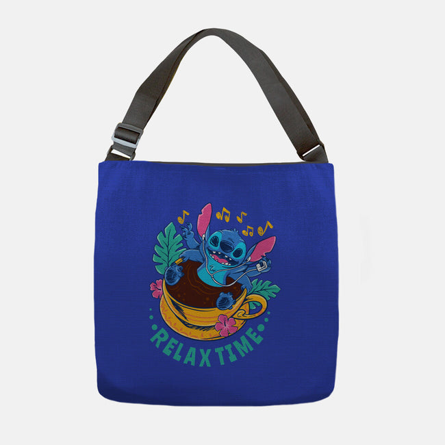 Relax For Coffee Time-None-Adjustable Tote-Bag-spoilerinc