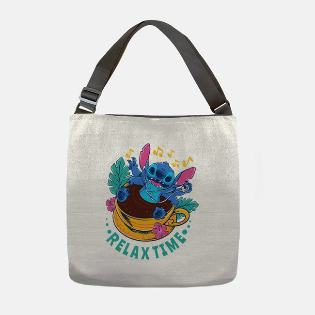 Relax For Coffee Time-None-Adjustable Tote-Bag-spoilerinc