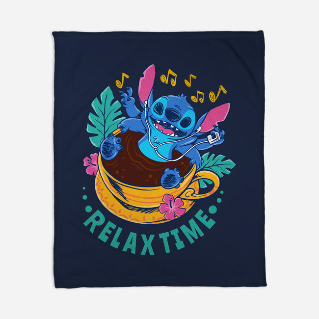 Relax For Coffee Time-None-Fleece-Blanket-spoilerinc