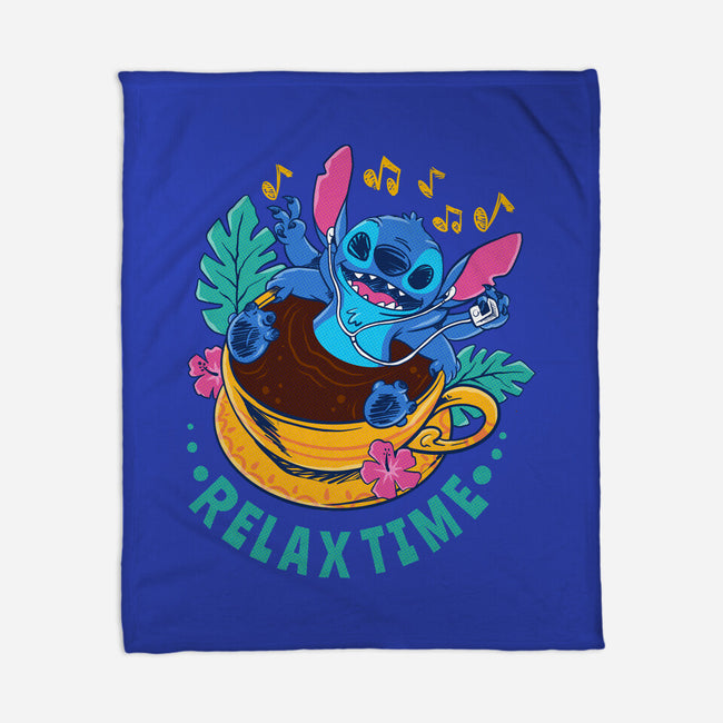 Relax For Coffee Time-None-Fleece-Blanket-spoilerinc