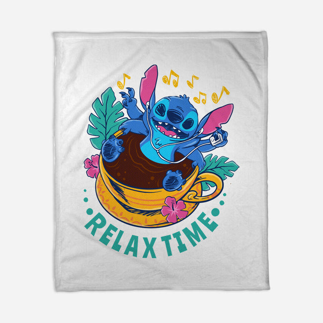 Relax For Coffee Time-None-Fleece-Blanket-spoilerinc