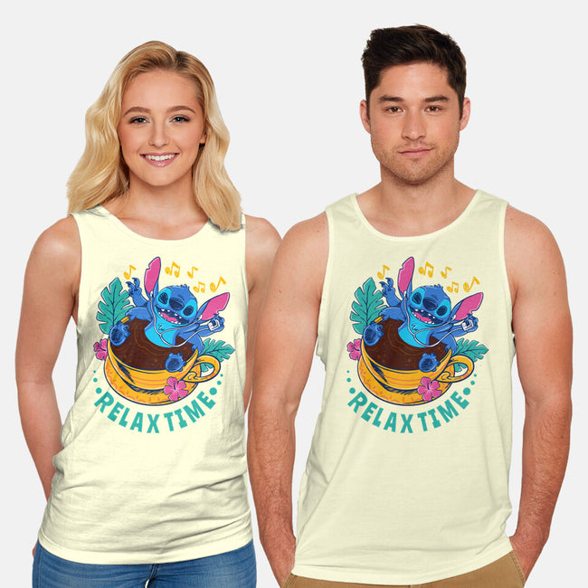 Relax For Coffee Time-Unisex-Basic-Tank-spoilerinc