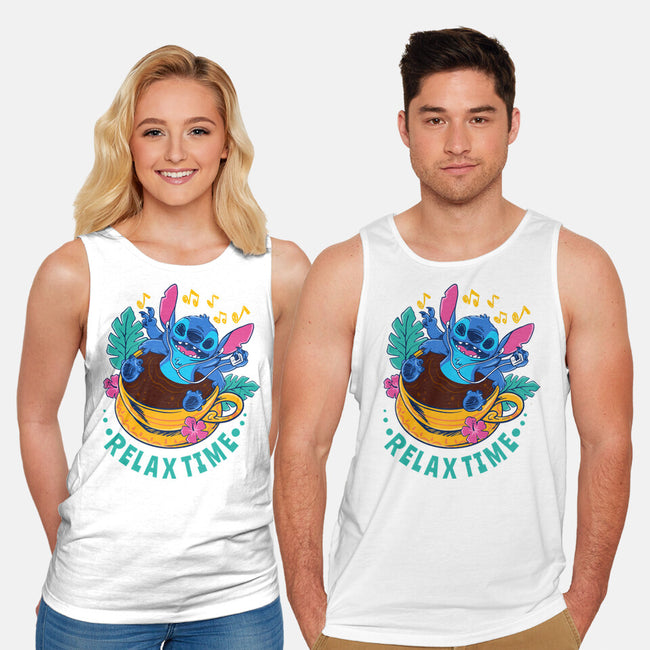 Relax For Coffee Time-Unisex-Basic-Tank-spoilerinc
