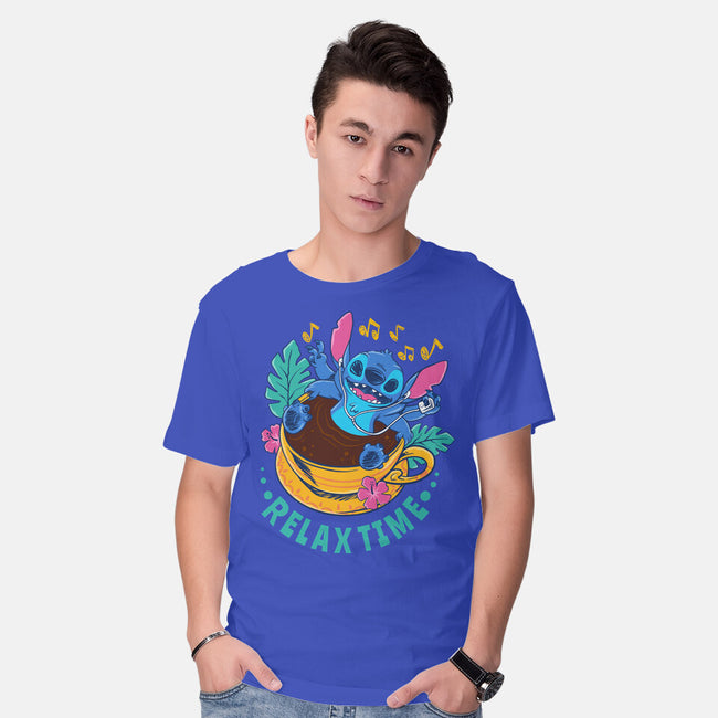 Relax For Coffee Time-Mens-Basic-Tee-spoilerinc