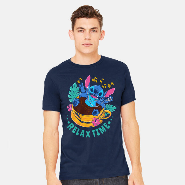 Relax For Coffee Time-Mens-Heavyweight-Tee-spoilerinc
