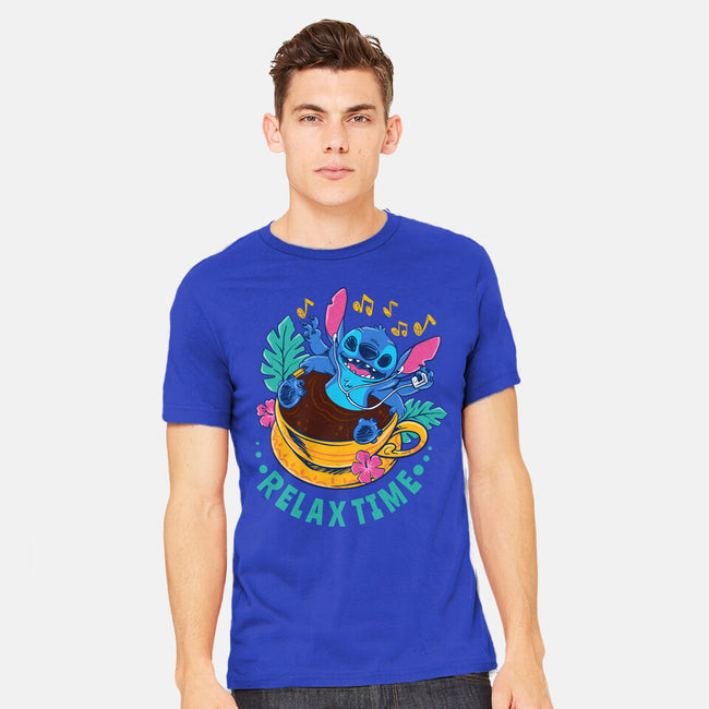 Relax For Coffee Time-Mens-Heavyweight-Tee-spoilerinc