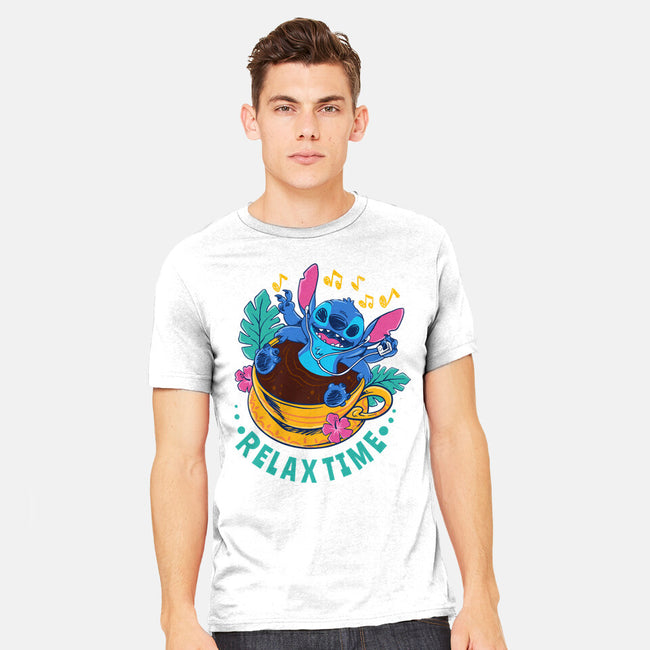 Relax For Coffee Time-Mens-Heavyweight-Tee-spoilerinc