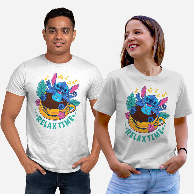Relax For Coffee Time-Unisex-Basic-Tee-spoilerinc