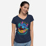 Relax For Coffee Time-Womens-V-Neck-Tee-spoilerinc