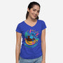 Relax For Coffee Time-Womens-V-Neck-Tee-spoilerinc