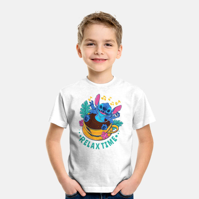 Relax For Coffee Time-Youth-Basic-Tee-spoilerinc