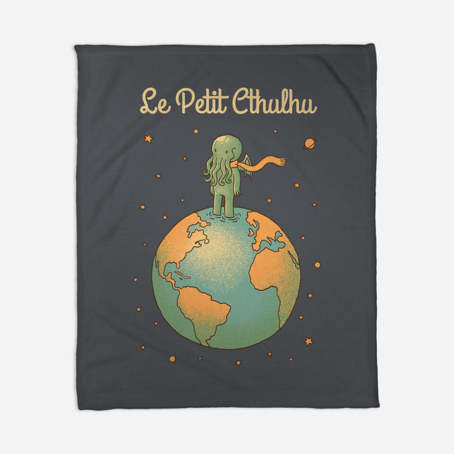 Le Petit Cthulhu-None-Fleece-Blanket-dfonseca