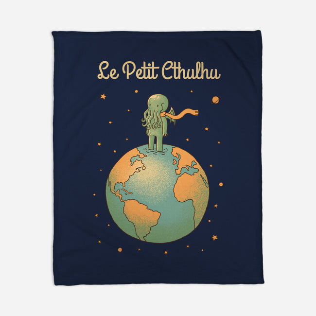 Le Petit Cthulhu-None-Fleece-Blanket-dfonseca