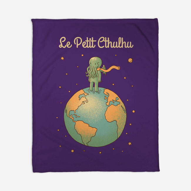 Le Petit Cthulhu-None-Fleece-Blanket-dfonseca