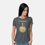 Le Petit Cthulhu-Womens-Basic-Tee-dfonseca