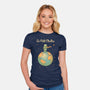 Le Petit Cthulhu-Womens-Fitted-Tee-dfonseca