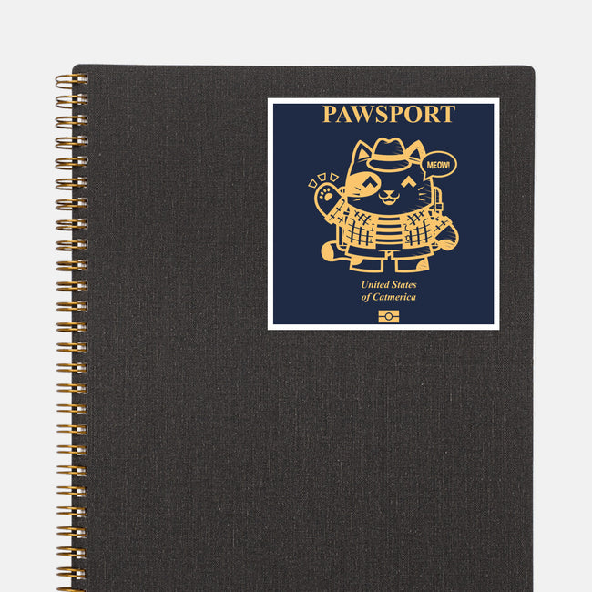 Pawsport Cat-None-Glossy-Sticker-krisren28