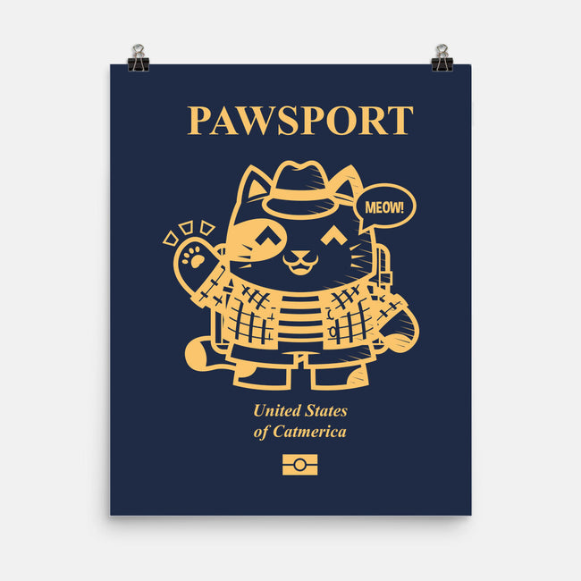 Pawsport Cat-None-Matte-Poster-krisren28