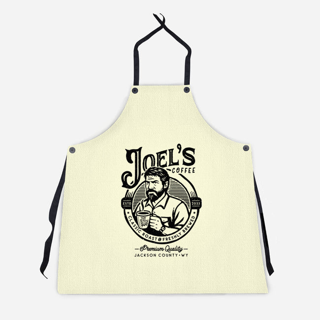Joel's Coffee-Unisex-Kitchen-Apron-demonigote