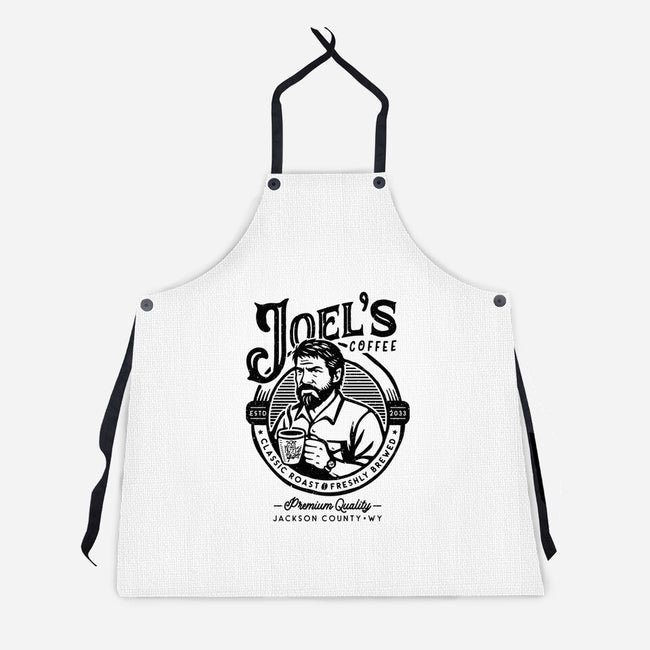 Joel's Coffee-Unisex-Kitchen-Apron-demonigote