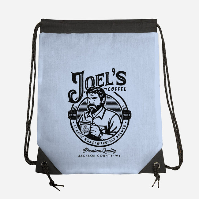 Joel's Coffee-None-Drawstring-Bag-demonigote