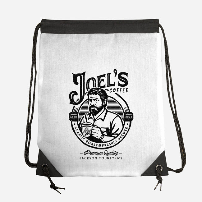 Joel's Coffee-None-Drawstring-Bag-demonigote